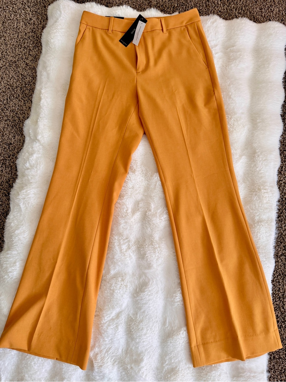 Yellow Petite Women’s Sculpted Boot Cut High Rise Dress Pants - Modern Fit